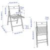 Sklopiva stolica IKEA TERJE (smeđa) - Slika 8